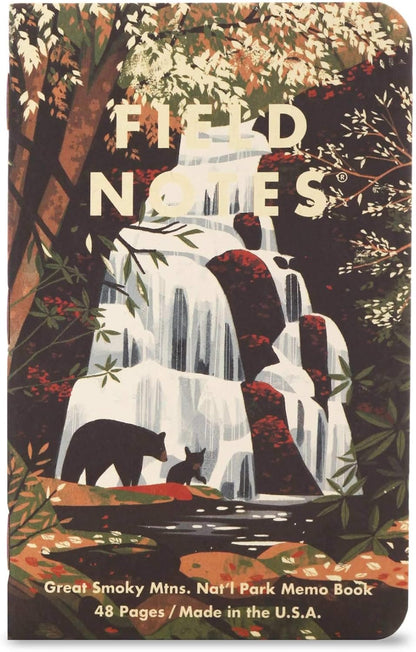 Field Notes: Original Kraft 3-Pack - Mixed Paper (1 Graph/Grid, 1 Ruled/Lined, 1 Plain/Blank) Memo Books - 48 Page Pocket Notebooks - 3.5" x 5.5"
