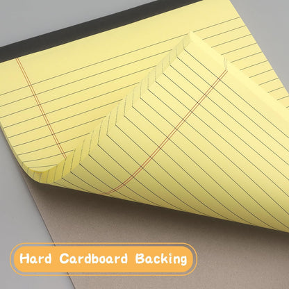 ZZTX Legal Pads 8.5 x 11 Inch White Writing Notepad, Lined Writing Pads for Work Office School, 50 Sheets Per Pad, A4, 1 Pack