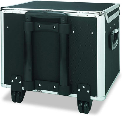 Vaultz Locking Mobile File Chest, Letter/Legal Files, 17.5" X 15.5" X 14.5", Black
