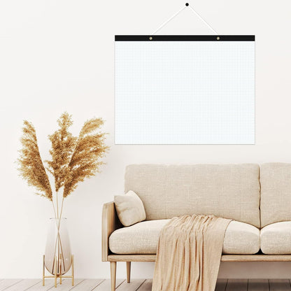 Large Engineering Graph Paper Pad - 22" x 17" Grid Paper Notepad, 4"x4" Blue Grid 50 Sheets/100 Pages Paper for Engineer Architect Designer Mathematician Draftsman