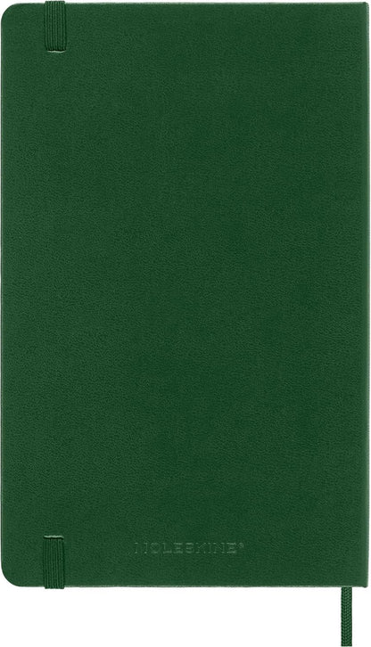 Moleskine Notebook, Large, Ruled, Myrtle Green, Hard (5 x 8.25)