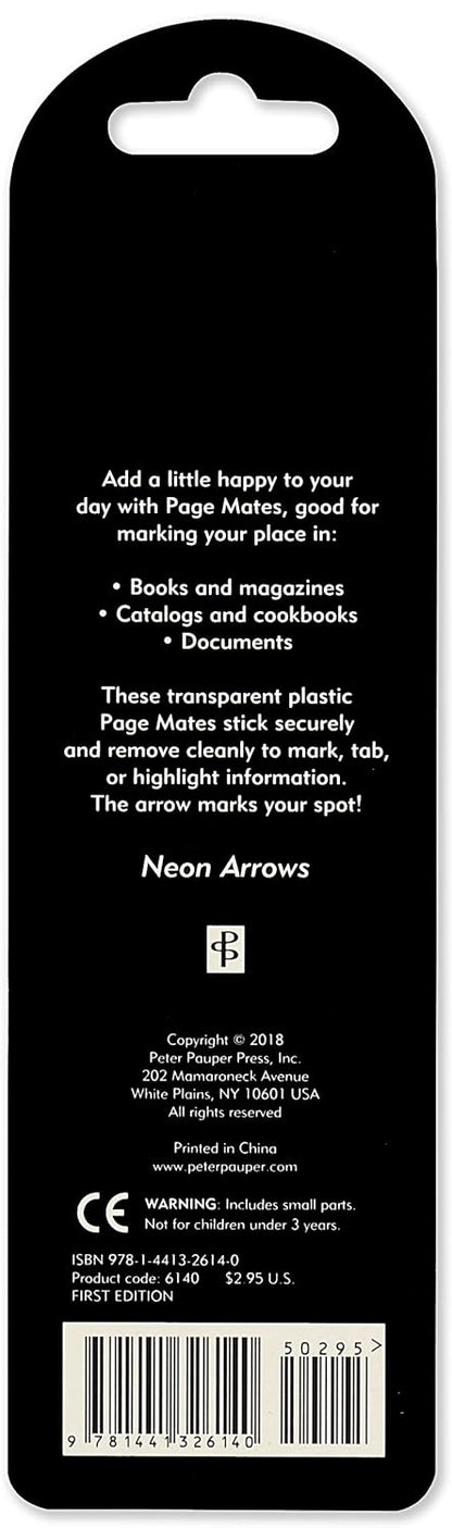 Neon Arrows Page Mates (Set of 200 Sticky Notes)