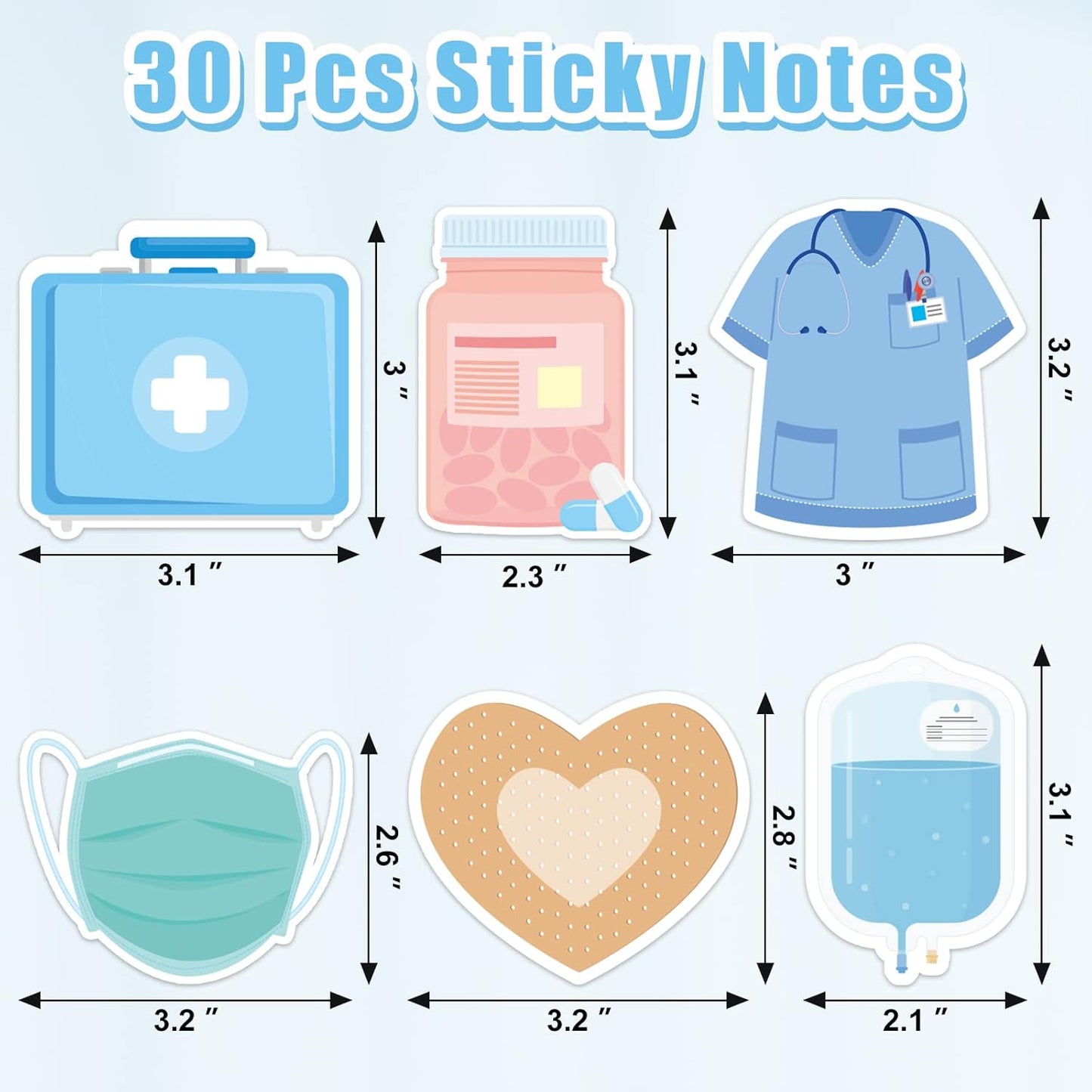 30 Pcs Bible Sticky Notes Christian Note Pads Religious Bible Notepads Inspirational Memo Notes for Inspirational Gifts Message Reminder Lists Schedules Studying Office School Supplies