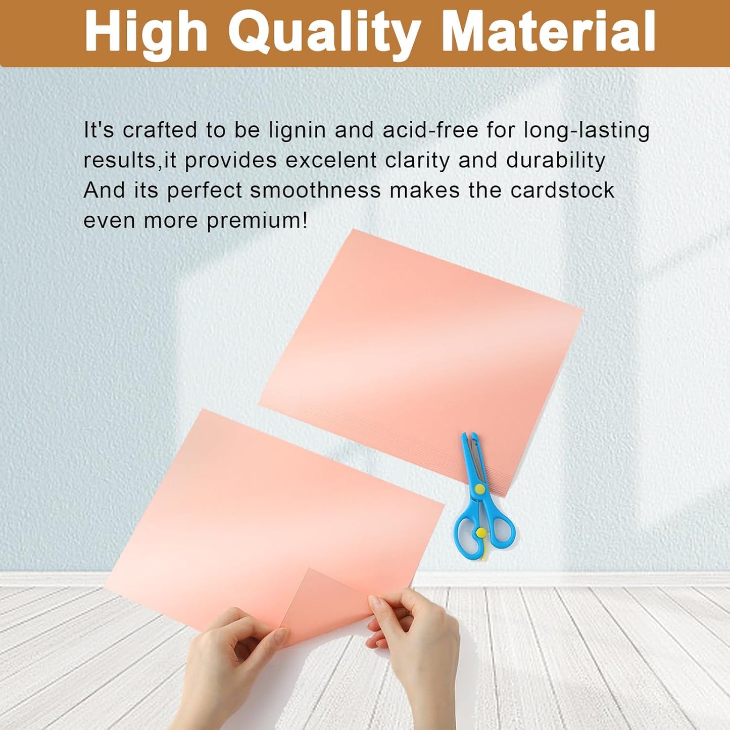 Silunkia 120 Sheets Cream Shimmer Cardstock 8.5 x 11 Off White Paper, 250gsm/92lb Premium Glossy Paper Card Stock for DIY Cards Making, Wedding Invitations, Anniversaries, Business Cards, Menus