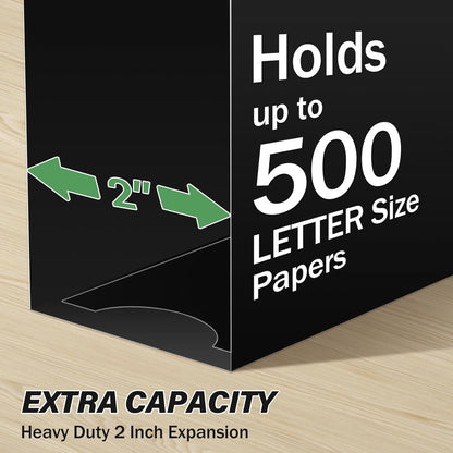 Ansook Hanging File Folder Letter Size Extra Capacity,Heavy Duty 2" Expansion Plastic File Folders Hanging with Tabs,6 Pack Reinforced Hanging File Organizer,File Cabinet Folders for Office Bulk Files