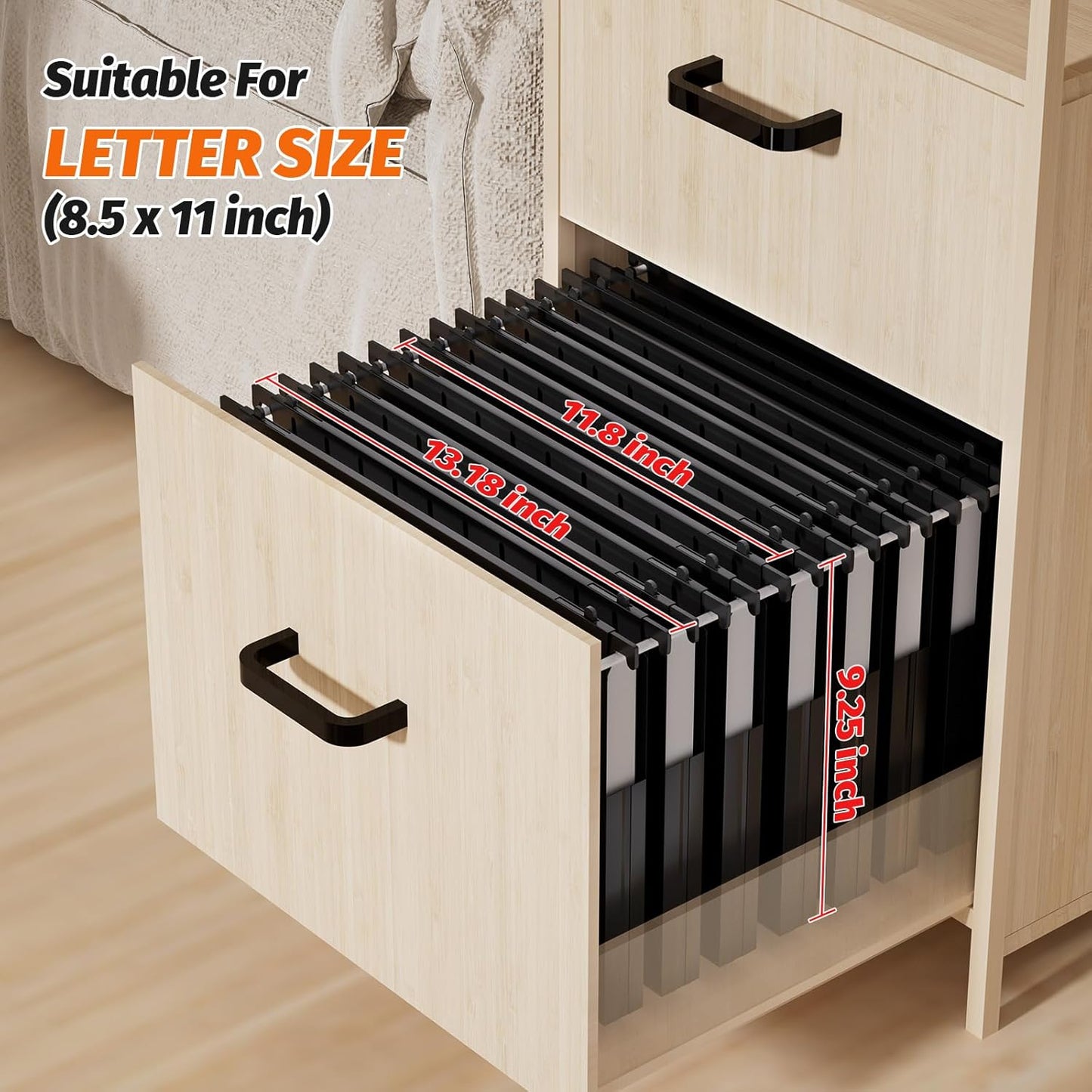 SHUTEX Extra Capacity Plastic Hanging File Folders,12 Pack Reinforced Hang Folder,Heavy Duty 1 Inch Expansion,Filing Cabinet Folders Letter Size for Bulk Files/Medical Charts, Black