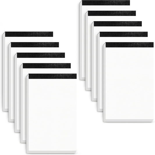 Notepad 4x6 Notepads 8 Pack Lined Note Pads 4x6 Paper Pads Memo Pads 4x6 Scratch Pads 4x6 Server Note Pads Ruled Pages Pocket Notebook Small Writing Pads for Daily Planning School Office 30 Sheets/Pad