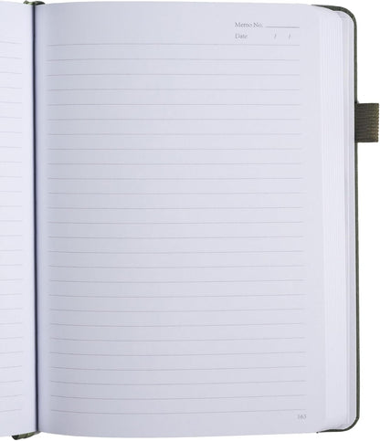 TIEFOSSI Lined Notebook, 100gsm Thick Paper, Hardcover College Ruled Journals for Women Men, 320 Numbered pages, for Travel, School and Office Use
