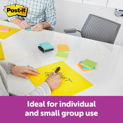 Post-it Super Sticky Big Notes, 11 in. x 11 in., Extra Large Sticky Notes Yellow, 1 Pad, 30 Sheets, Great for Vision Boards, Creative Projects, Study Spaces, Group Brainstorming, and More