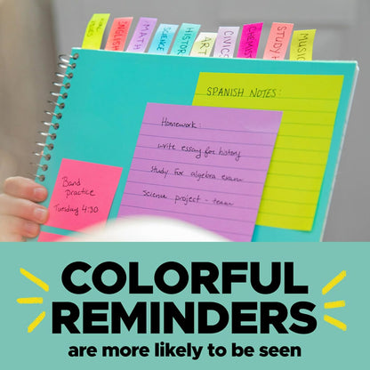 Post-it Flags Value Pack, 50/Dispenser, 4 Dispensers/Pack, 1 in Wide, Assorted Bright Colors, Includes FREE Flags + Highlighter (680-PPBGVA)