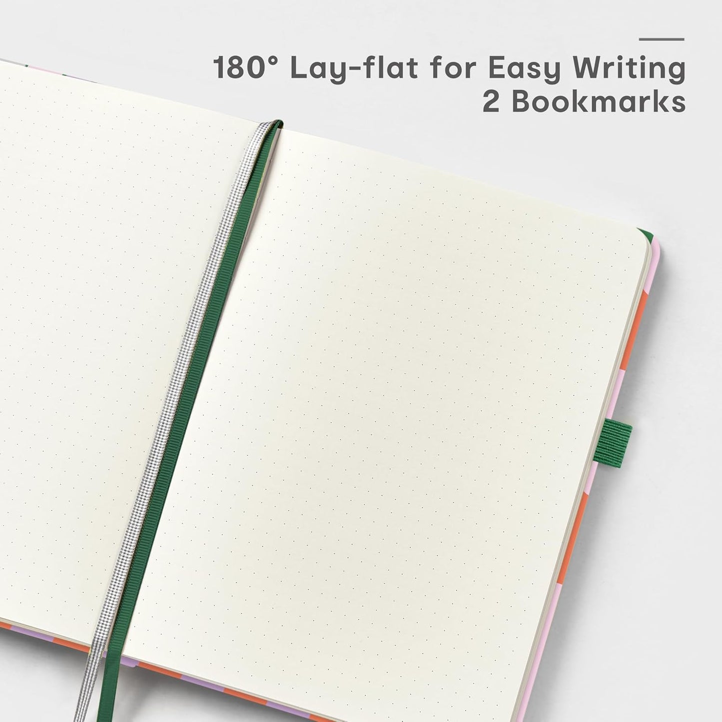 &And Per Se Lined Journal Notebook, 160 Pages, A5 5.7 x 8 inches College Ruled Thick Paper Notebook Journals for Writing, Hardcover Notebooks for Women Men Office School (1 Pack, Green) - Colors A
