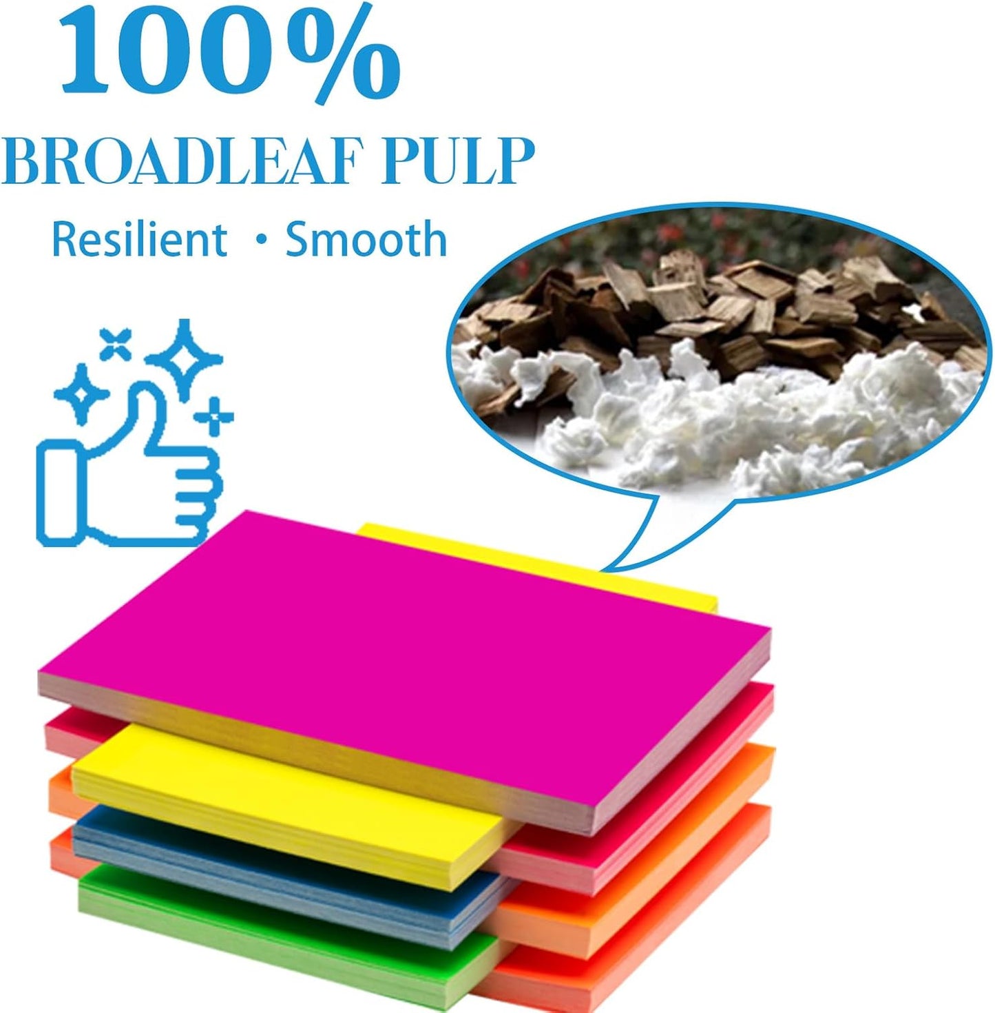 Index Cards 140-Count 5x8 Inch,178GSM Heavyweight Set of 7 Colors Paper Multicolor Study Cards (Rainbow)