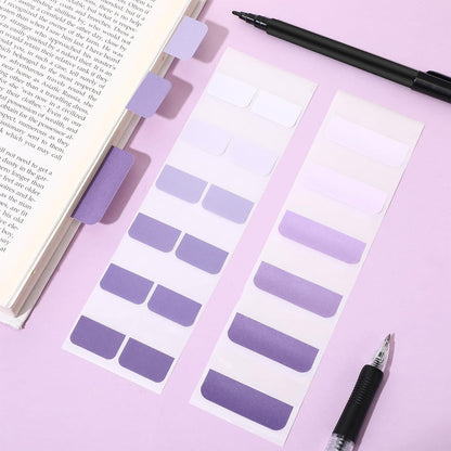 Janlaugh 300 Pcs Sticky Index Book Tabs Bible Tabs Gradient Repositionable Page Tab Labels for Notebooks File Classification(Sage Green)
