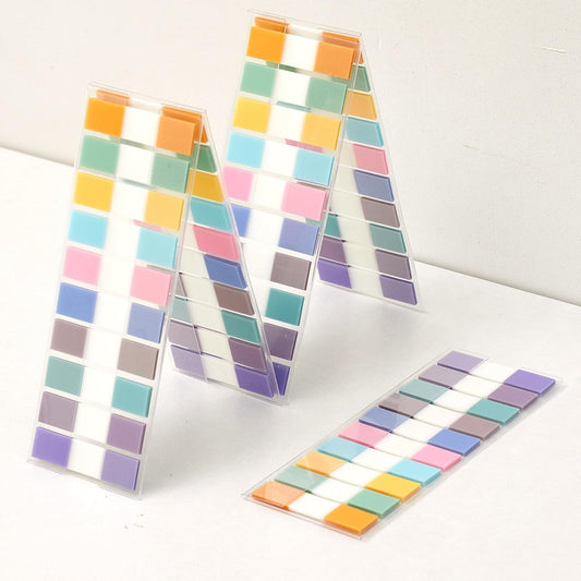 Sticky Tabs Notes Page Marker - 1000Pcs Transparent Pop Up Writable Colored Book Index Tab Repositionable File Flags Label Self Adhesive Divider Sticker for Notebook Office School Teacher Planner Memo