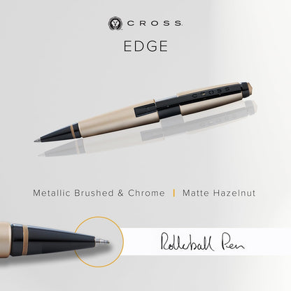 Cross Edge Matte Black Lacquer Gel Rollerball Pen