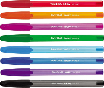 Paper Mate InkJoy 100ST Ballpoint Pens, Medium Point (1.0mm), Black, 18 Count