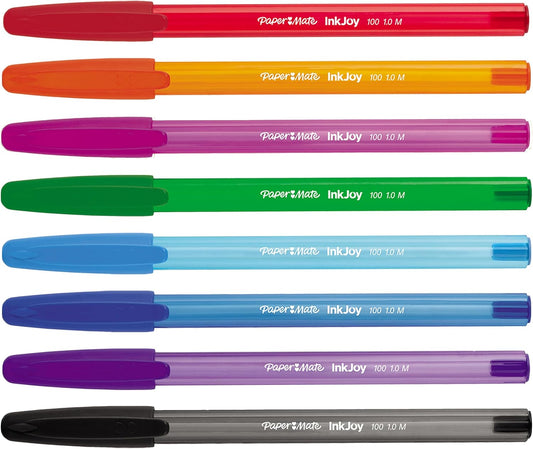 Paper Mate InkJoy 100ST Ballpoint Pens, Medium Point (1.0mm), Black, 18 Count