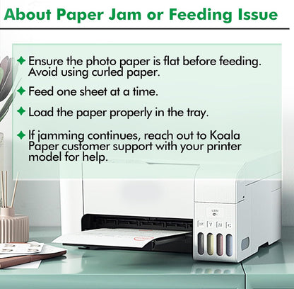 Koala Brochure Paper Double Side Glossy for Printing Photo 11X17 Inches 100 Sheets Compatible with Inkjet Printer 42LB