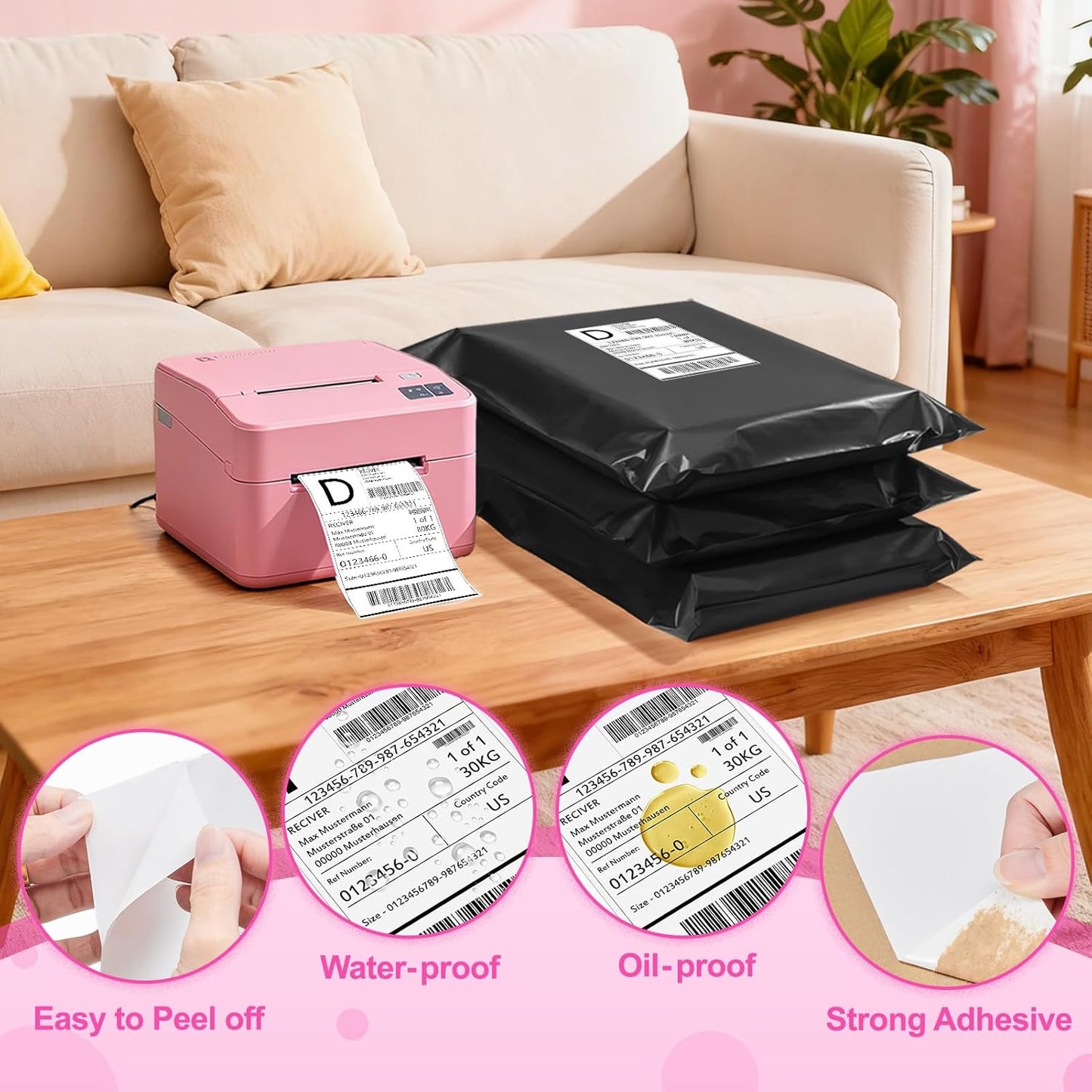 Metronic Poly Mailers 10x13 100 Pcs | Small Shipping Bags for Clothing | Mailing Bags for Small Business, Shipping Envelopes,Packing Bags in Black