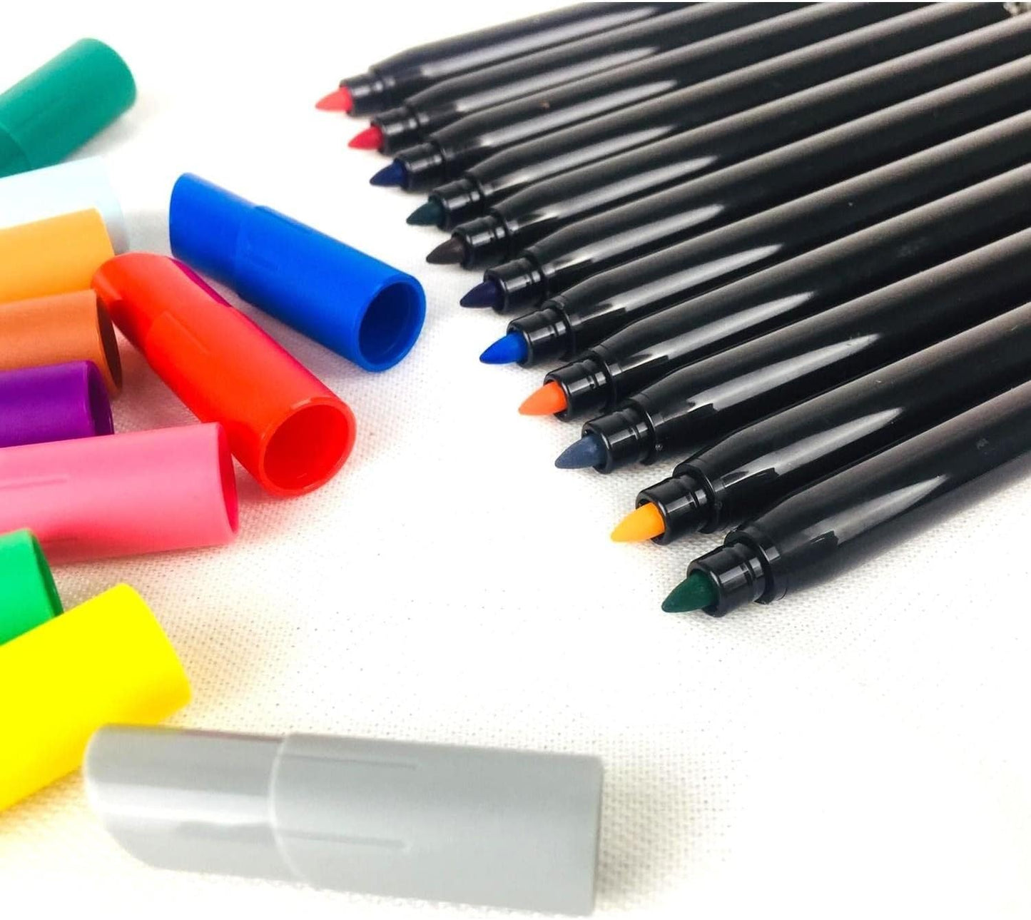 BIC Intensity Felt Tip Pens, Vibrant Colouring Pens, School Supplies for Kids or Adults, 24 Pack