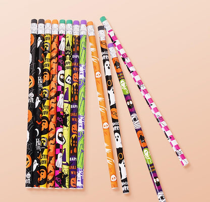 48 pcs Flowers Pencils with Eraser Wood Pencils Bulk for Writing and Drawing (Flowers, 48)