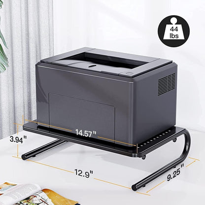 HUANUO Monitor Riser for Desk, Desk Organizer,Laptop Shelf w/Vented for Screen, Computer Stand for PC, Printer, for Home & Office