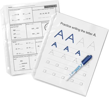 Avery Semi-Clear Economy Sheet Protectors, Top Load, 100 Document Protectors (74101)
