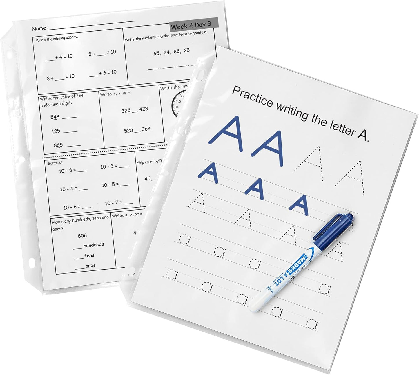 Avery Clear Heavyweight Sheet Protectors, Non-Glare, Easy Load, 100 Document Protectors (74102)