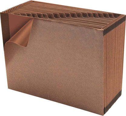 Smead TUFF Expanding File, Monthly (Jan.-Dec.), 12 Pockets, Letter Size, Redrope-Printed Stock (70488)