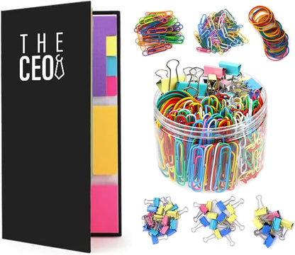 Sticky Notes Set, Tabs, 410 Pack, Divider, School Supplies, Office Supplies, Planner CEO, Sticky Note Dividers Tabs, Book Notes, Bible Sticky Notes