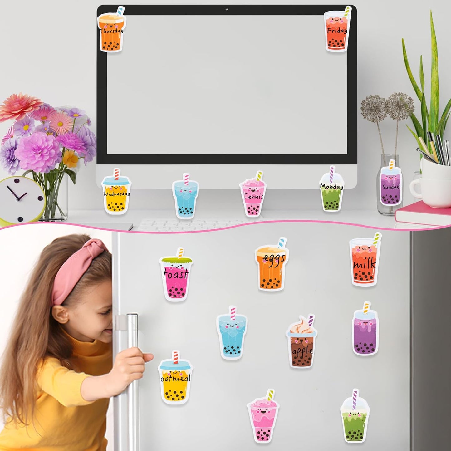 Xqumoi 30 Pack Teacher Sticky Notes - Funny Coffee Cup Self Sticky Notepads Writing Memo Pads for Teacher Appreciation Back to School Office Supplies Coffee Lover Gift Party Favors Goodies Bag Fillers