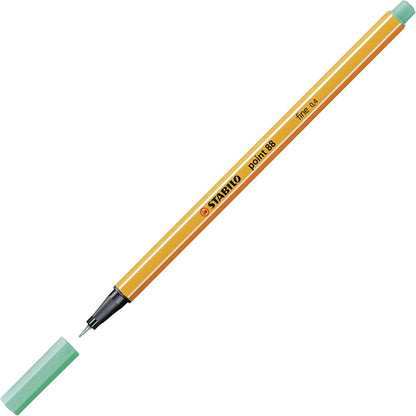 Fineliner - STABILO Point 88 - Pack of 10 - Red