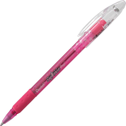 Pentel Sparkle Pop Metallic Gel Pen, (1.0mm) Bold Line, Assorted Colors, Pack of 8 (K91BP8M)