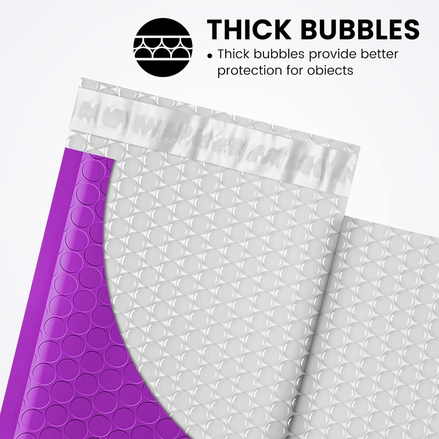 Fuxury Black Bubble Mailers 4x8" 200 Pack Waterproof Padded Envelopes Self Seal Bubble Envelopes Usable Size 4x7" Padded Mailers for Small Business Shipping Envelope Mailers