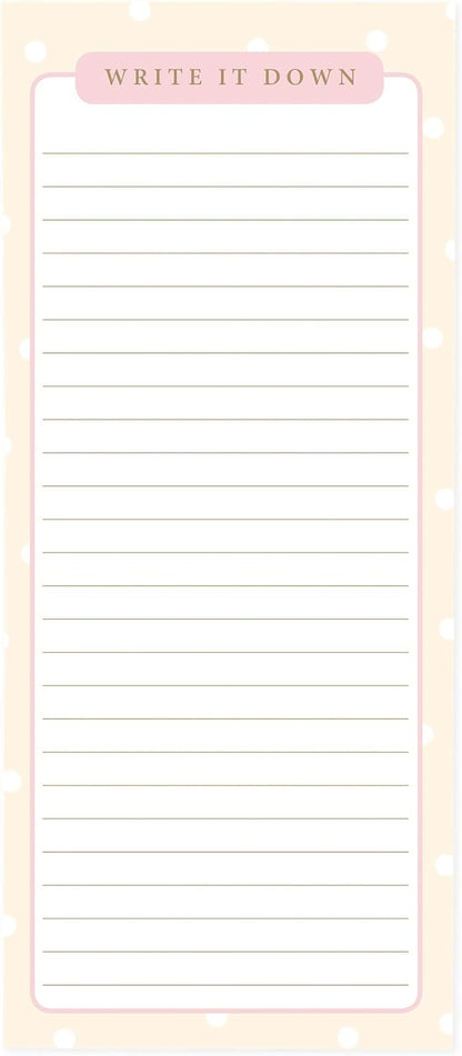Graphique Magnetic Notepad - Peanuts Gang Grocery and Shopping List - Fun Decorative To-Do List - Perfect House Warming Gifts - 100 Tear off Sheets (4" x 9.25" x .5")
