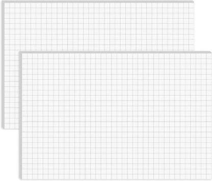 Large Engineering Graph Paper Pad - 22" x 17" Grid Paper Notepad, 4"x4" Blue Grid 50 Sheets/100 Pages Paper for Engineer Architect Designer Mathematician Draftsman