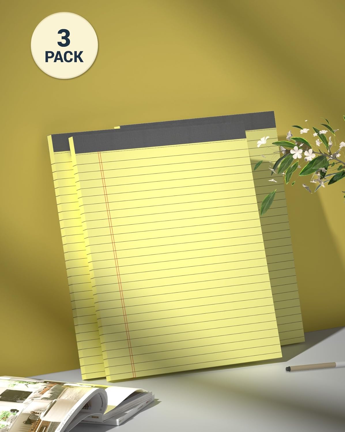 12 Pack Legal Pads 5x8 Inch Colorful Note Pads for Writing NotePads，Narrow Ruled Small Notepad 5x8 inch Legal Pad,30 Sheets Per Notebook Writing Pad for Study, Office, to-Do Lists(Multicolor)