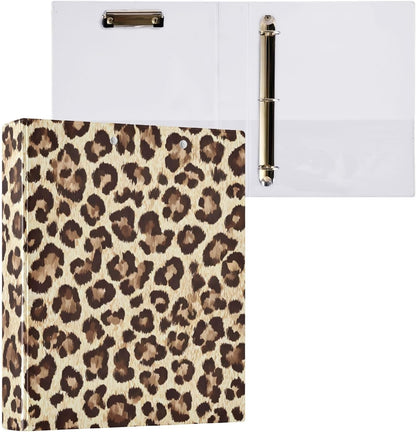 ALAZA Brown Forest Camo Camouflage 3 Ring Binder 1.5 Inch Three Ring Office Binders w/clipboard & 3 Pockets, Hold 200 Sheets, 1 pc