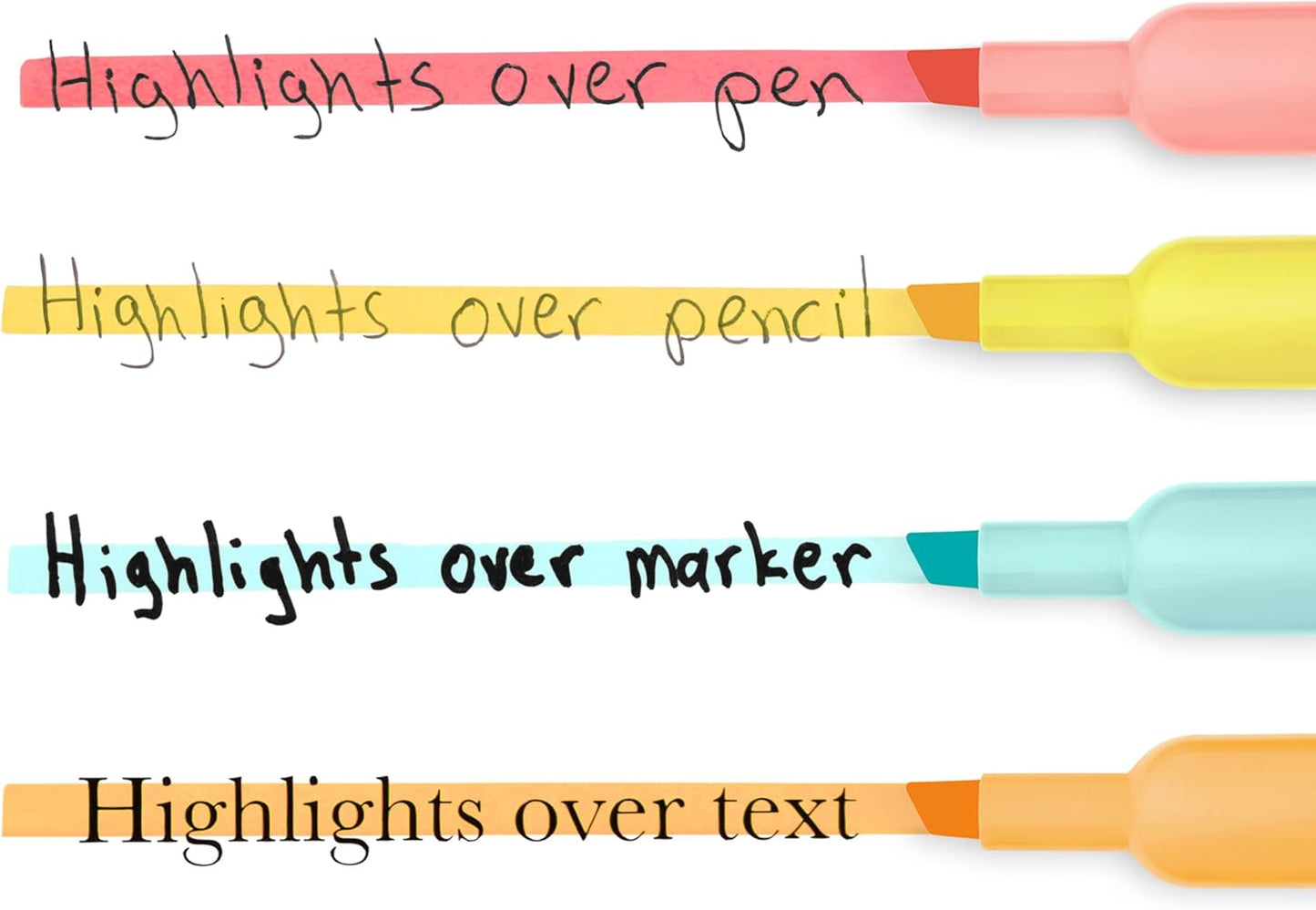 Sharpie® Tank-Style Highlighters, Chisel Tip, Mild Pastel Barrels, Mild Pastel Inks, Pack Of 6 Highlighters