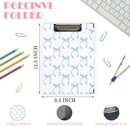 Trendy Black Leopard Print Clipboard Folio with Storage for Office Classroom, Preppy Dark Cheetah Print Padfolio with Metal Clip for Nurses Teachers Students Women Men, 12.4x9.25 in