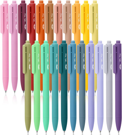 Mr. Pen- Retractable Gel Pens, 12 Pack, Colorful Ink, Fine Point 0.7mm, Fast Dry, Smooth Writing, Cute Pens for Drawing, Writing Planner and School Supplies
