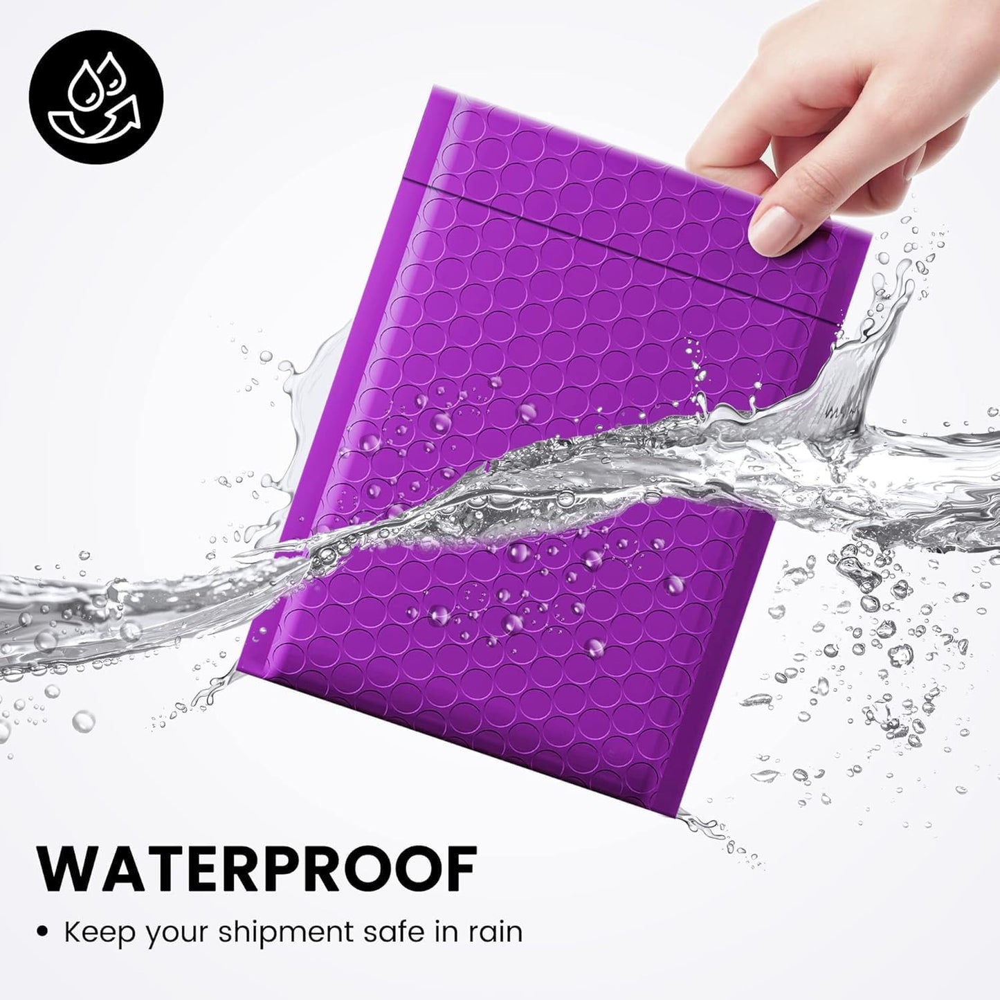 Fuxury Bubble Mailer 6x10" 100 Pack White Bubble Mailers Usable Size 6x9" Self Seal Padded Mailing Envelopes Opaque Bubble Padded Mailer for Small Business Mailing Jewelry Makeup Small Items
