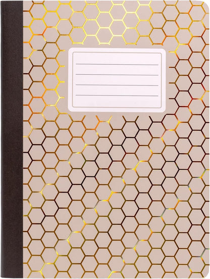 Pukka Pad, Composition Notebooks - 3 Pack of Journals Featuring 140 Pages of College Ruled 80GSM Paper with Sturdy Cover Stock - 9.75 x 7.5in - Bloom