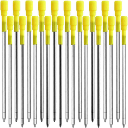 PASISIBICK 3.2 in Black Ink Ballpoint Pen Refills for Metal Diamond Pen(Pack of 20)