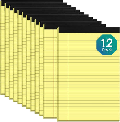 Legal Pads 4x6 Inch College Ruled Small Notepads Writing Note Pads for Work Study Taking Notes To do List, 30 Sheet/Pad Tear-Off Lined Paper Pads Memo & Scratch Pads for Office Home Car School, 8 Pack
