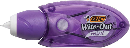 BIC Wite-Out Mini Twist Correction Tape, White, 2-Count (Pack of 4)