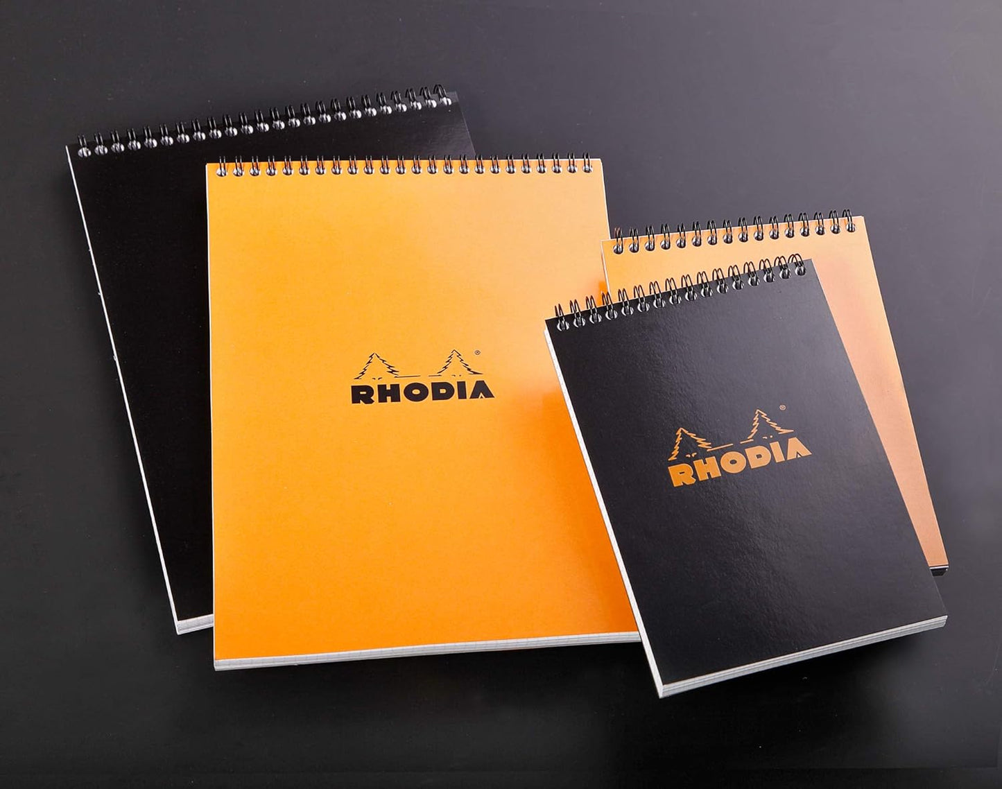 Rhodia Wirebound Pad 8.25x11.75, Lined, Orange