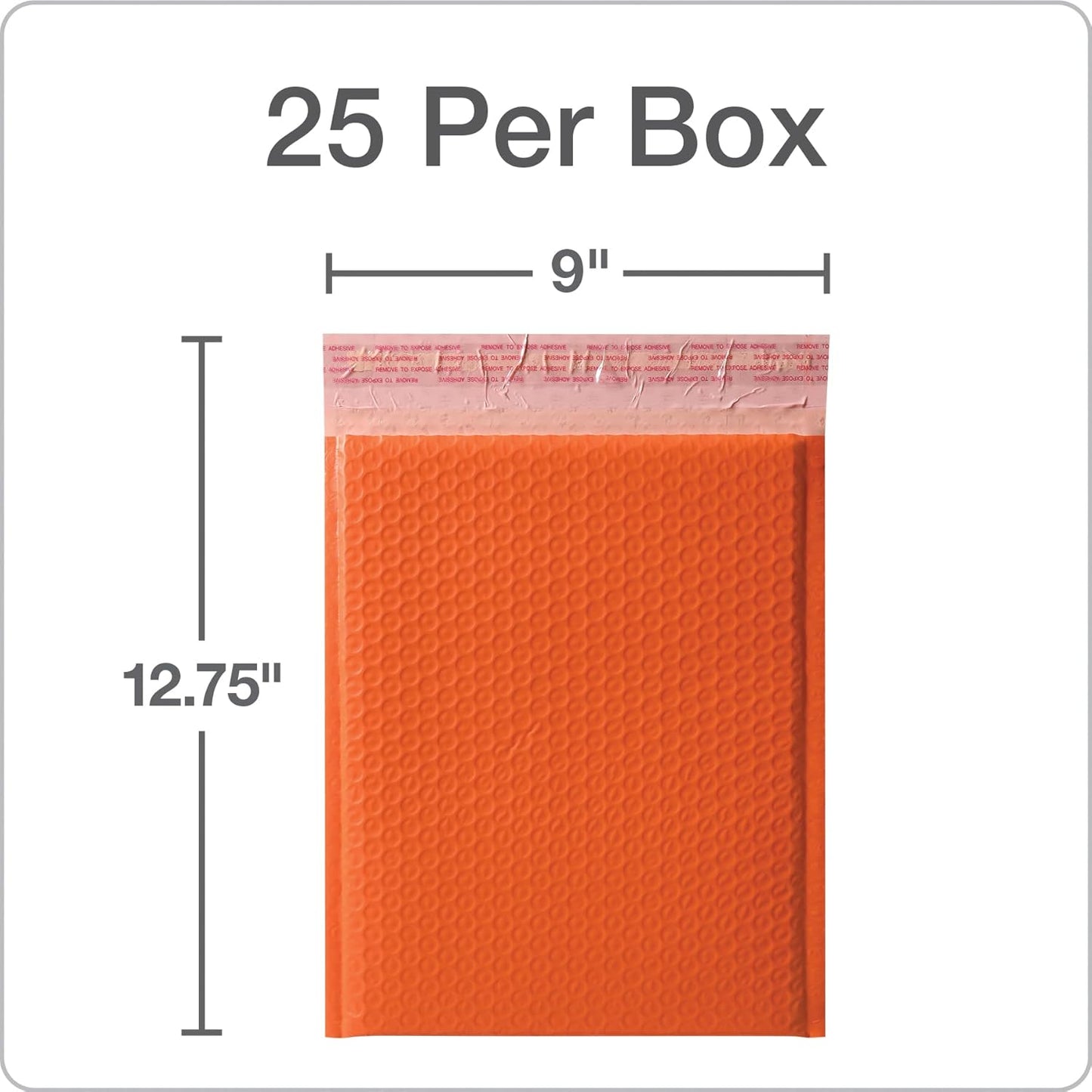 Quality Park Bubble Mailers, 8.5 x 11 Shipping Envelopes, Water Resistant White Poly Padded Envelopes, Redi-Strip Peel Off Closure, 25/Box (QUA85859)