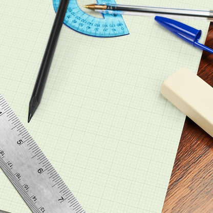 Fuyoooo 25 Sheet Graph Paper Pad 24" x 36" Large Graph 1" and 1/4" Ruled Grid Paper for Engineer Architect Designer Mathematician Draftsmen Sketch House Commercial Building Plan Drafting(White)