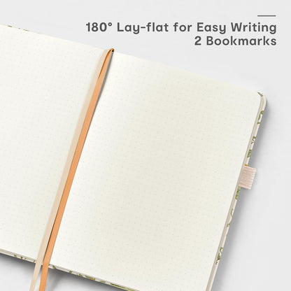 &And Per Se Lined Journal Notebook, 160 Pages, A5 5.7 x 8 inches College Ruled Thick Paper Notebook Journals for Writing, Hardcover Notebooks for Women Men Office School (1 Pack, Green) - Colors A